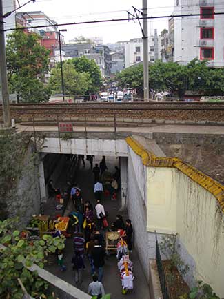 Guangzhou railway underpass